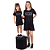 Tal Mãe Tal Filha Vestido TShirt Rock Preto Jaguar - Imagem 1