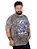 Camiseta Plus Size Estonada Moto Wild Cinza Marmorizada. - Imagem 2