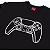 Camiseta Plus Size Controle Gamer Preta. - Imagem 2