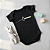 Body Bebê Baby Side Preto - Imagem 1