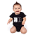 Body Bebê AM PM Preto - Imagem 1