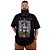 Camiseta Plus Size Trivium Skelly Frame Preta Oficial - Imagem 1