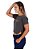 Blusa Cropped Estonada Motorcycle - Preta - Imagem 3