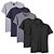Pack 5 Camisetas Lisas Plus Size Premium G5 até G8. - Imagem 1