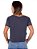 Blusa Cropped Estonada Bateria - Azul - Imagem 3