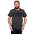 Camiseta Plus Size Estonada Rock Preta. - Imagem 1