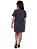 Vestido Tshirt Estonado Color Rock Azul - Imagem 4