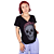 Blusa Corrente Caveira Laço Preta - Imagem 3