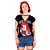 Blusa Choker Princesa Ruiva Tatuada Preta - Imagem 3