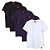 Pack 5 Camisetas Lisas 100% Algodão. - Imagem 1