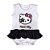 Body Bebê Com Saia Hello Cat Metal - Branco - Imagem 1