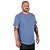 Camiseta Plus Size Básica Premium Azul Mesclado. - Imagem 4