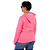 Moletom Canguru Feminino Básico Rosa Flúor - Imagem 5