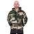 Moletom Canguru Zíper Camuflado Verde - Imagem 1