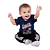 Body Bebê Moto All Star Choppers Marinho - Imagem 1
