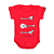 Body Bebê Futuro Guitarrista Vermelho - Imagem 1