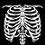 Body Bebê Caveira Esqueleto Preto - Imagem 3