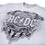 Camiseta ACDC Black Ice Estonada Premium Cinza - Oficial - Imagem 2