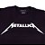 Camiseta Metallica Logo Preta - Oficial - Imagem 2