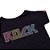 Vestido Infantil Tshirt Color Rock - Preto Jaguar - Imagem 2