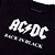 Camiseta Infantil ACDC Black in Black Preta Oficial - Imagem 2