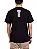 Camiseta Plus Size Christian Arae Caveira e Dragão Preta. - Imagem 3
