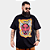 Camiseta Plus Size Christian Arae Hannya e Hebi Preta. - Imagem 1