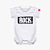 Body Bebê Rock Branco - Imagem 1