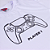 Camiseta Plus Size Player 1 Branca. - Imagem 2