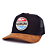 Boné Trucker Gasoline Marrom e Preto - Imagem 2