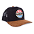 Boné Trucker Gasoline Marrom e Preto - Imagem 9