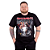 Camiseta Plus Size Iron Maiden The Trooper Vs Senjutsu Preta Oficial - Imagem 1