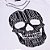 Blusa Corrente Caveira Escrita Branca - Imagem 2
