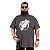 Camiseta Plus Size Estonada Baixo Arm Bass - Preta. - Imagem 3