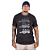 Camiseta Estonada Baixo Triplo Preta Jaguar. - Imagem 1