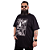 Camiseta Plus Size Guitarra Fotos Preta. - Imagem 5