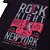 Camiseta Feminina Rock Poster Preta - Imagem 2