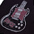 Blusa Choker Rock SG Guitarra Preta - Imagem 3