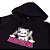 Moletom Canguru Feminino Cat Heavy Metal Preto - Imagem 3