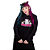 Moletom Canguru Feminino Cat Heavy Metal Preto - Imagem 4
