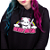 Moletom Canguru Feminino Cat Heavy Metal Preto - Imagem 5