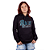 Moletom Canguru Feminino Rock Blue Rain - Preto - Imagem 5