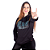 Moletom Canguru Feminino Rock Blue Rain - Preto - Imagem 7