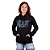 Moletom Canguru Feminino Rock Blue Rain - Preto - Imagem 1