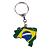 Chaveiro Metal Mapa do Brasil - Imagem 1