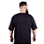Camiseta Plus Size Rock Relevo - Preta. - Imagem 3