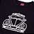 Camiseta Plus Size Fusca Surf - Preta. - Imagem 2