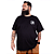 Camiseta Plus Size Wheels Of Fire Motorcycle - Preta. - Imagem 3