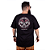 Camiseta Plus Size Wheels Of Fire Motorcycle - Preta. - Imagem 1