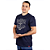 Camiseta Motorcycle Brand Co - Marinho. - Imagem 1